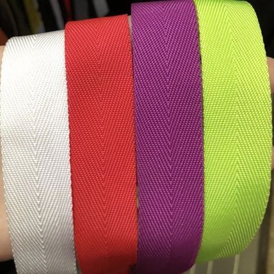 품질  Herribone Polypropylene Webbing 20mm 25mm ISO14001 Pp Webbing 공장