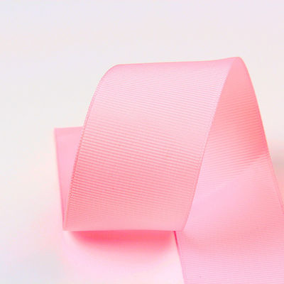 선물 포장 및 DIY 공예용 3mm-100mm 고형 색상 폴리에스터 크로그라인 리본