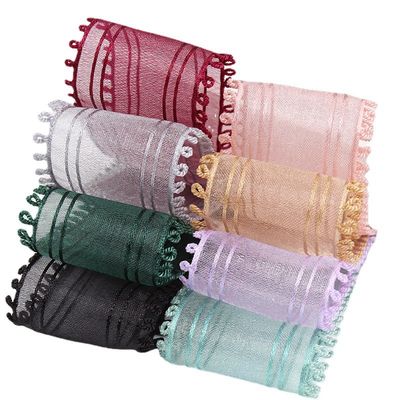 16mm-38mm 롤 오브 오르간자 리본