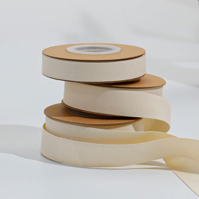 10mm-32mm 천연 흰색 면접 리본 100% 면접 리본