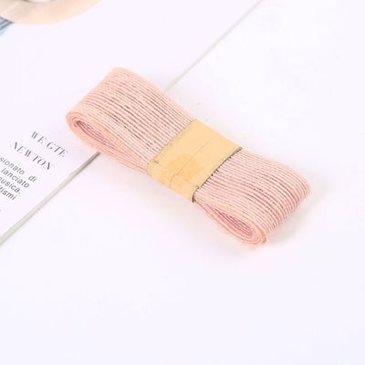 오랑 레드 그린 쥬트 펄랩 리본 다목적 얇은 펄랩 리본