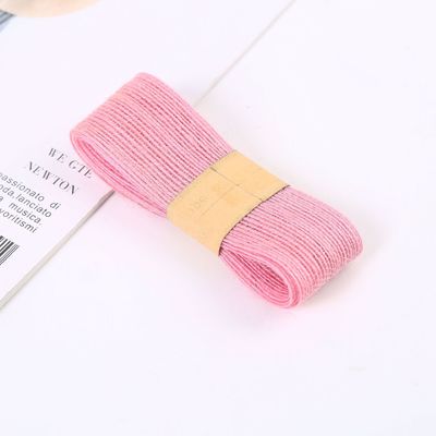 오랑 레드 그린 쥬트 펄랩 리본 다목적 얇은 펄랩 리본