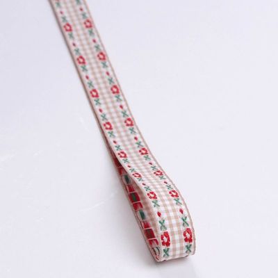 7mm-38mm 블루 브로더링 리본 ISO9001 브로더링 플로럴 리본