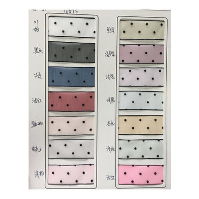 10mm-60mm Dot Velvet Wired Ribbon 수직 복면 복면 리본