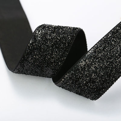 10mm-75mm 반짝이는 붉은 벨벳 리본