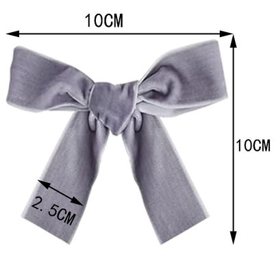 2.5cm 벨벳 리본 활 결혼 파티 어두운 녹색 벨벳 리본