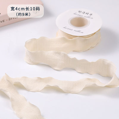 40mm 발렌타인스 컬러 유트 리본 린 윙크 엣지 유트 레티스 리본