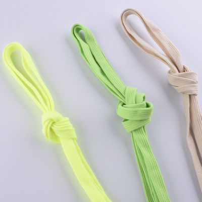 12mm 평면 엮은 면 코드 ISO14001 컬러 매크램 코드