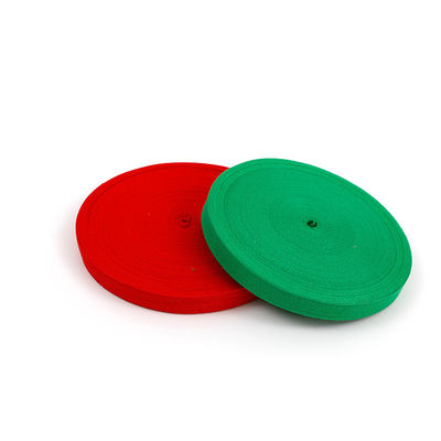 10mm-40mm 평면 목재 리본 분홍 녹색 파란색 직물 엣지 리본