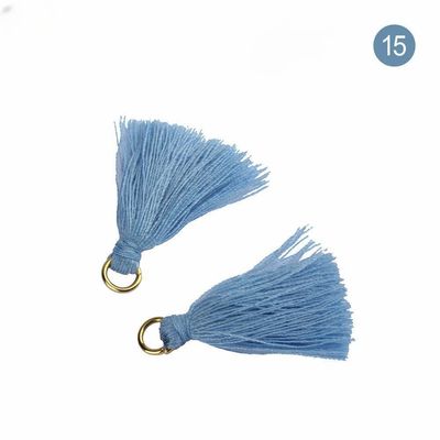 컬러블 솜 타슬 3cm 의류 장식 솜 실 타슬