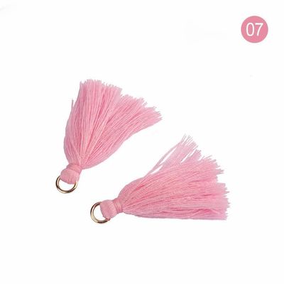 컬러블 솜 타슬 3cm 의류 장식 솜 실 타슬