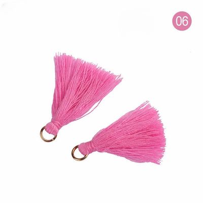 컬러블 솜 타슬 3cm 의류 장식 솜 실 타슬