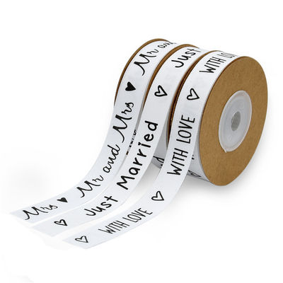 15mm*10m 흰색 선물 포장 리본