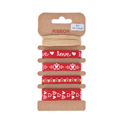 4mm 10mm 15mm 인쇄 폴리에스터 리본 로고와 함께 주문 인쇄 리본
