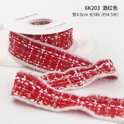 크리스마스 레티스 리본 선물 상자 포장 리본 수공예 활 리본 폴리에스터 리본