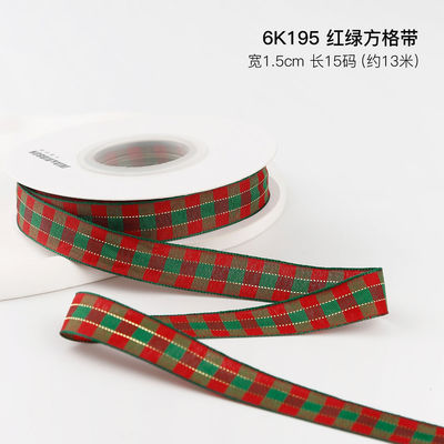 크리스마스 레티스 리본 선물 상자 포장 리본 수공예 활 리본 폴리에스터 리본