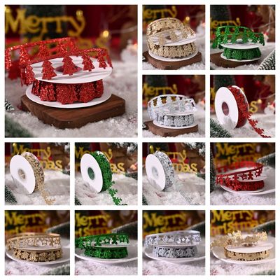 3cm*5y 초음파 크리스마스 리본