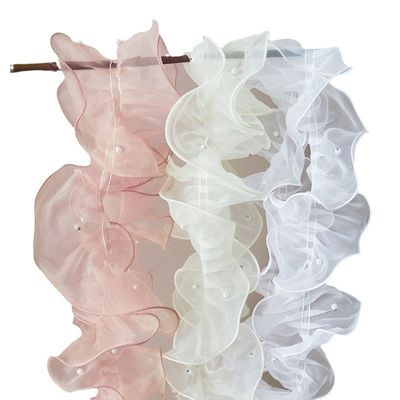 꽃 패키지 및 선물 포장용 12cm*2m 구부러진 엣지 蕾丝 리본