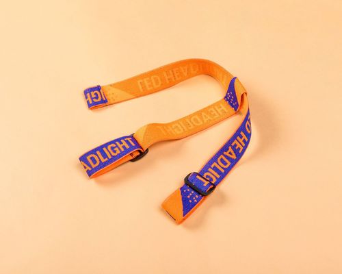2.5cm Jacquard 탄력 리본 및 헤드 램프 헤드 라이트 및 의류 액세서리