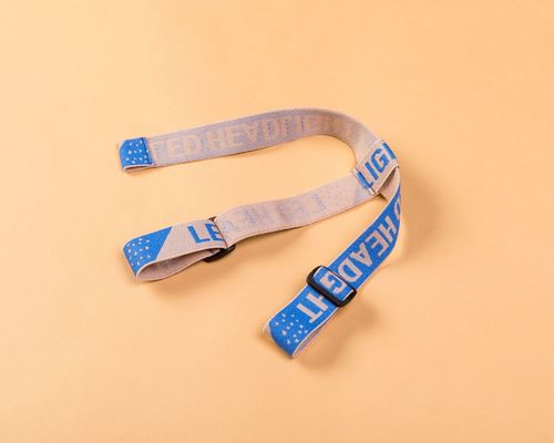 2.5cm Jacquard 탄력 리본 및 헤드 램프 헤드 라이트 및 의류 액세서리